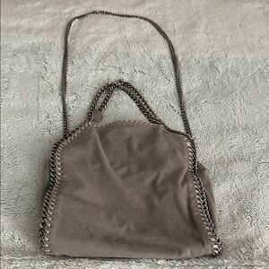 Stella McCartney Grey Chain Shoulder Bag